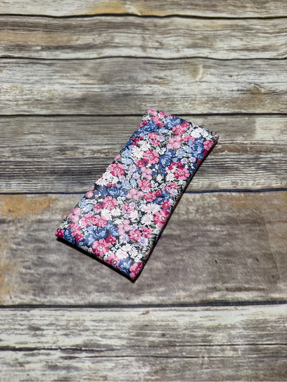 Floral Print Soft Eyeglasses Case